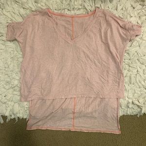 Light pink lululemon shirt